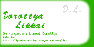 dorottya lippai business card